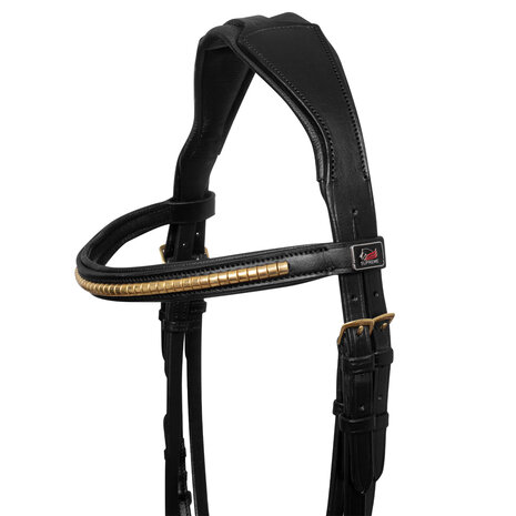 Hoofdstel Supreme Compleet Black &amp; Gold