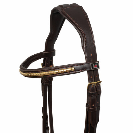 Hoofdstel Supreme Compleet Brown &amp; Gold