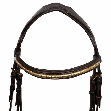 Hoofdstel Supreme Compleet Brown &amp; Gold