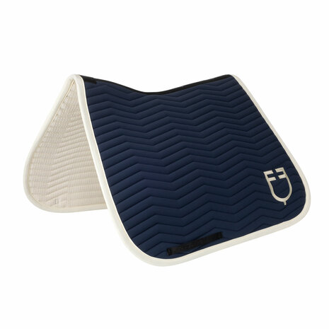 Equestro Wave Quilting dressuur zadeldek