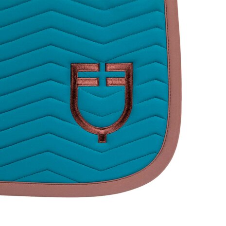 Equestro Wave Quilting dressuur zadeldek
