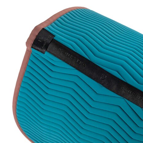 Equestro Wave Quilting dressuur zadeldek