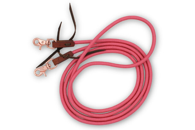 Hoge kwaliteit gesloten nylon teugels, 3,1 meter met verwisselbare clips 