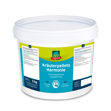 Lexa Kr&auml;uterpellets Harmonie &ndash; natuurlijke rust en balans voor gevoelige paarden