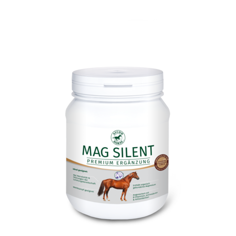 ATCOM MAG SILENT &ndash; natuurlijke ondersteuning voor ontspanning, zenuwstabiliteit en spieren bij paarden
