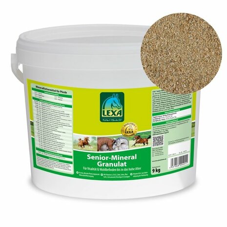Lexa Senior Mineraal Granulaat 25 KG complete vitamine- en mineralenvoeding voor oudere paarden