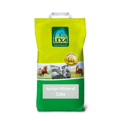 Lexa Junior Mineral-Cobs 25 KG &ndash; compleet vitaminen- en mineralenvoer voor jonge paarden