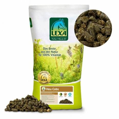 LEXA Hooicobs 25 KG &ndash; natuurlijk ruwvoeralternatief uit Beiers weidehooi 