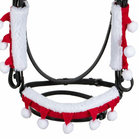 Supreme Christmas Collection &ndash; Set van Halster/Hoofdstel Covers (3-delig) &ndash; Maat Full