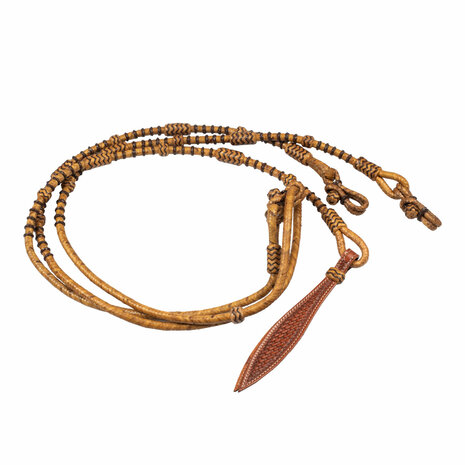 Pool&rsquo;s Raw Braided Leather Western Reins