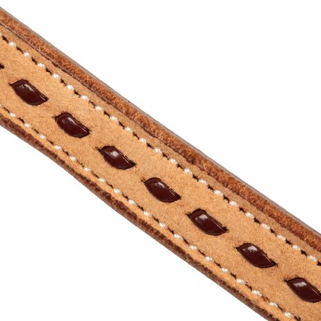 Pool&rsquo;s 2 Tone Western Reins Chestnut/Natural