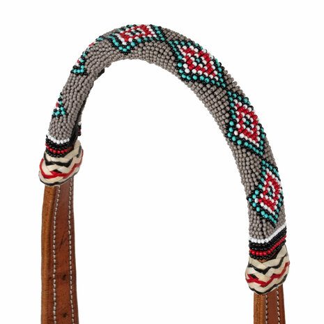 Pool&rsquo;s Bosal Set met Beads &amp; Katoenen Mecate &ndash; Complete Training Set (QH)