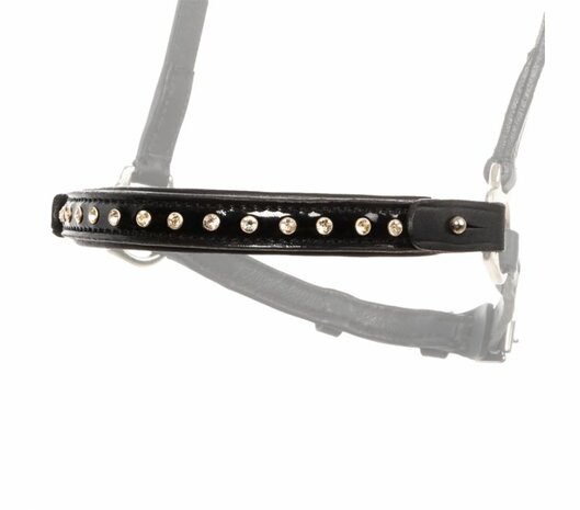 Kjartan lage neusriem Glansandi &ndash; laatste stuks, compleet met kopstuk