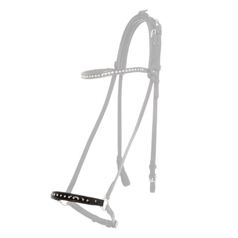 Kjartan lage neusriem Glansandi &ndash; laatste stuks, compleet met kopstuk