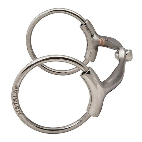 Metalab Bernard Fonck Anti-Collapse Snaffle &ndash; Copper Inlays 13 cm