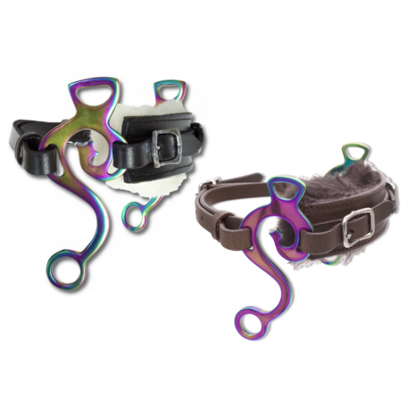 S-Hackamore met Zachte Schapenvacht Neusriem &ndash; Comfortabele Controle Zonder Bit