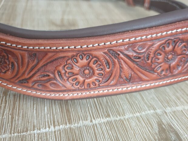 Bitloos Sidepull Hoofdstel PEARLS met Swarovski &ndash; QH