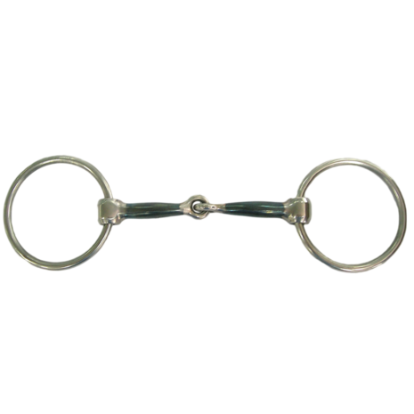 Karlslund 2-Part Blue Bit &ndash; eenvoudig en comfortabel enkelgebroken bit