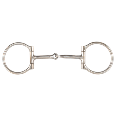 Pool&rsquo;s SS D-Ring Westernbit 12,5 cm Enkelgebroken RVS
