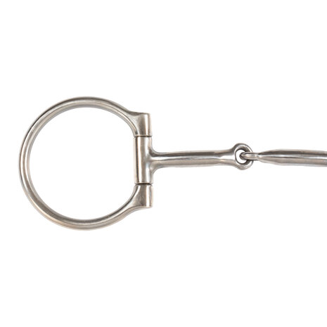 Pool&rsquo;s SS D-Ring Westernbit 12,5 cm Enkelgebroken RVS