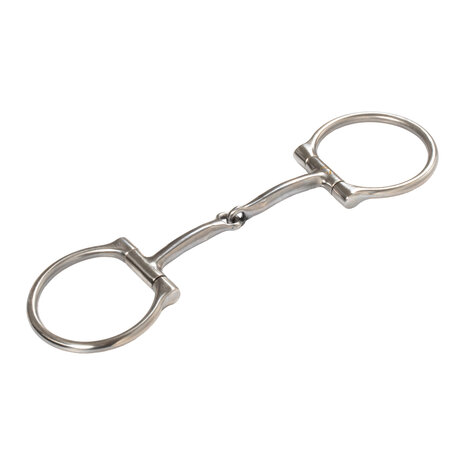 Pool&rsquo;s SS D-Ring Westernbit 12,5 cm Enkelgebroken RVS