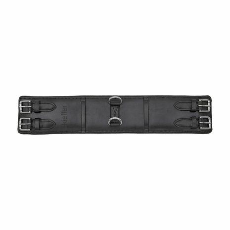 Kieffer Equishape Pro&reg; Leren Longeersingel &ndash; Black/Chrome