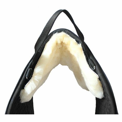 Barebackpad Lamswol Pony Bruin &ndash; Pony barebackpad van merino lamswol