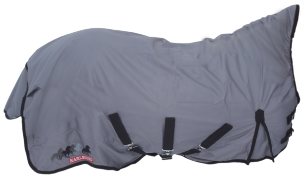 Karlslund Waterdichte Turnoutdeken met Half Neck en Fleecevoering