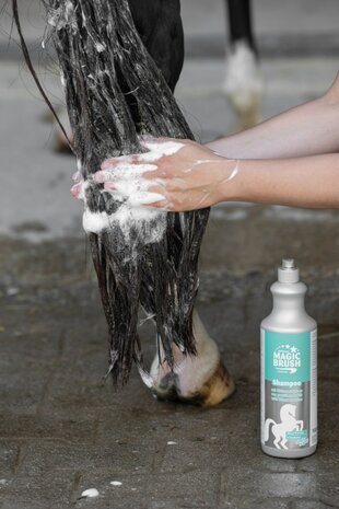 Magic Brush Paardenshampoo met tarweprote&iuml;nen 