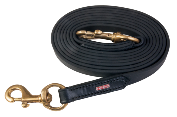 Karlslund BioThane teugels met musketons &ndash; onderhoudsvrije teugels met uitstekende grip