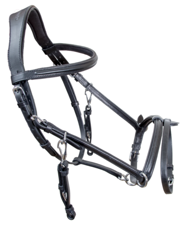 Karlslund Riding Halter &ndash;  hoofdstel &amp; halster in &eacute;&eacute;n