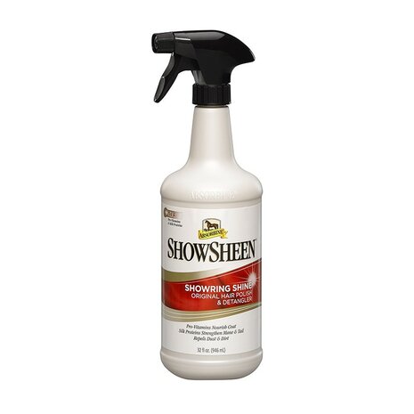 Absorbine ShowSheen original hair polish &amp; detangler &ndash; professionele glans- en ontklitspray (946 ml)