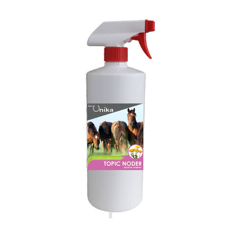 Unika Topic Noder lotion &ndash; uitwendige verzorgingsspray voor gevoelige paardenhuid (500 ml)
