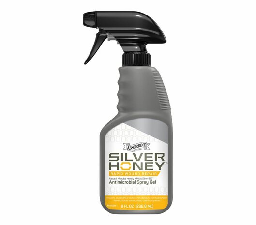 Absorbine Silver Honey spray gel &ndash; verzorgende huidgel met Manuka honing (236,6 ml)