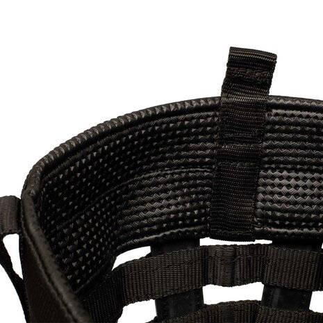 Supreme grasmasker nylon &amp; rubber &ndash; verstelbaar met ge&iuml;ntegreerd halster