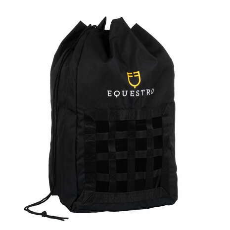 questro hooitas met geborduurd logo &ndash; cordura hooizak met netvenster