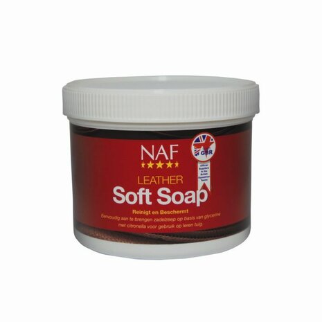 NAF Leather Soft Soap - reinigt en voedt leer (450 gram)