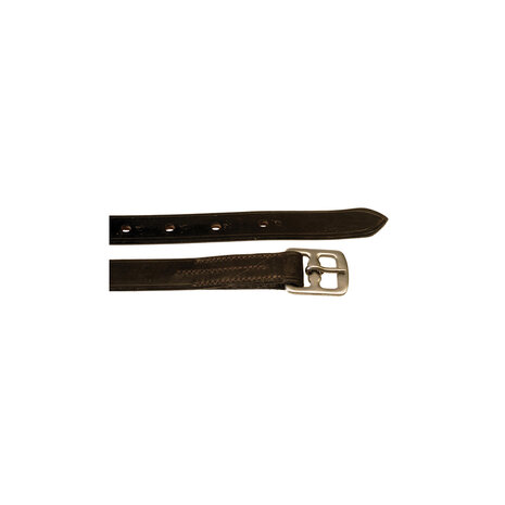 Supreme pony stijgbeugelriemen leer &ndash; gestikt en stevig (125 cm)