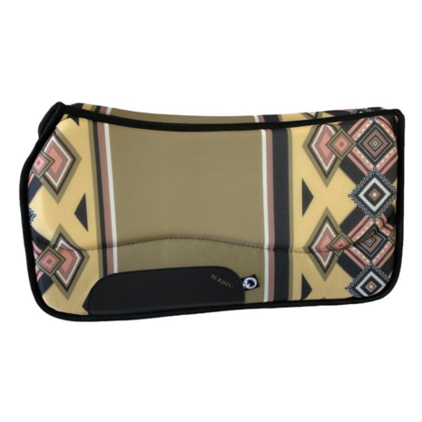 Burioni westernpad Sympanova Rombi Cream &ndash; ademend, antislip en duurzaam