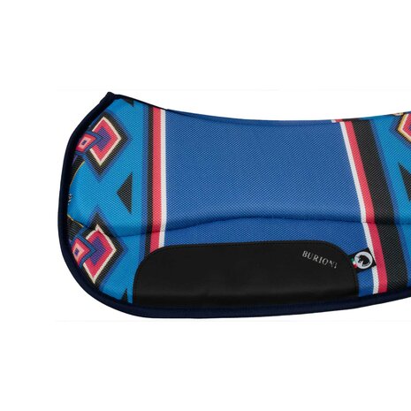 Burioni westernpad round Sympanova Rombi Navy