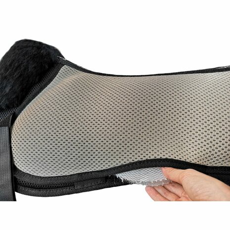 AirTec Plus lamswol halfpad Spinefree V-Line met verwisselbare inlagen