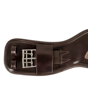 Acavallo&reg; Anatomische Leren Dressuursingel met Gel &ndash; Stabiliteit &amp; Bewegingsvrijheid