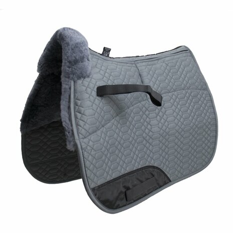 Zadeldek Lamswol met inlagevakken 9 kleuren combinaties