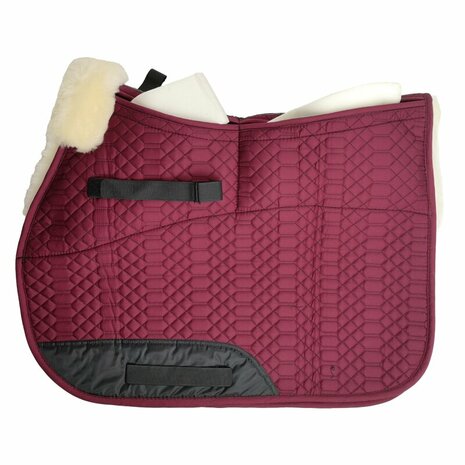 Zadeldek Lamswol met inlagevakken 9 kleuren combinaties