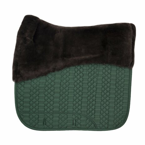 Sjabrak Lamswol met Bontrand Voorzijde &ndash; Dressuur &amp; Veelzijdigheid &ndash; 96 Kleuren Combinaties