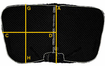 Zadeldek Lamswol met Bontrand Voor &amp; Achter &ndash; Dressuur &amp; Veelzijdigheid 