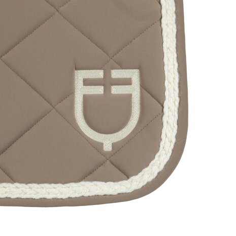 Equestro Dressuur Zadeldek met Monogram Print &ndash; Pony &amp; Full