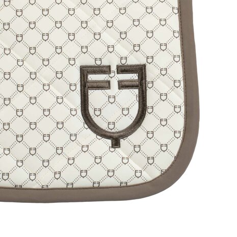Equestro Dressuur Zadeldek met Monogram Print &ndash; Pony &amp; Full
