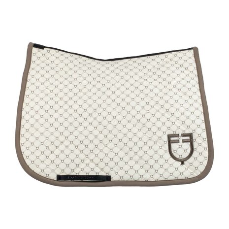 Equestro Dressuur Zadeldek met Monogram Print &ndash; Pony &amp; Full