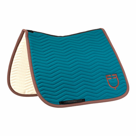 Equestro Wave Quilting dressuur zadeldek